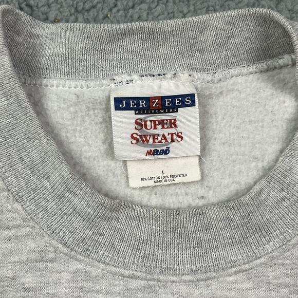 Vintage‎ Building to Serve Church Immaculate Conception Crewneck Sweater Size L - Picture 4 of 7